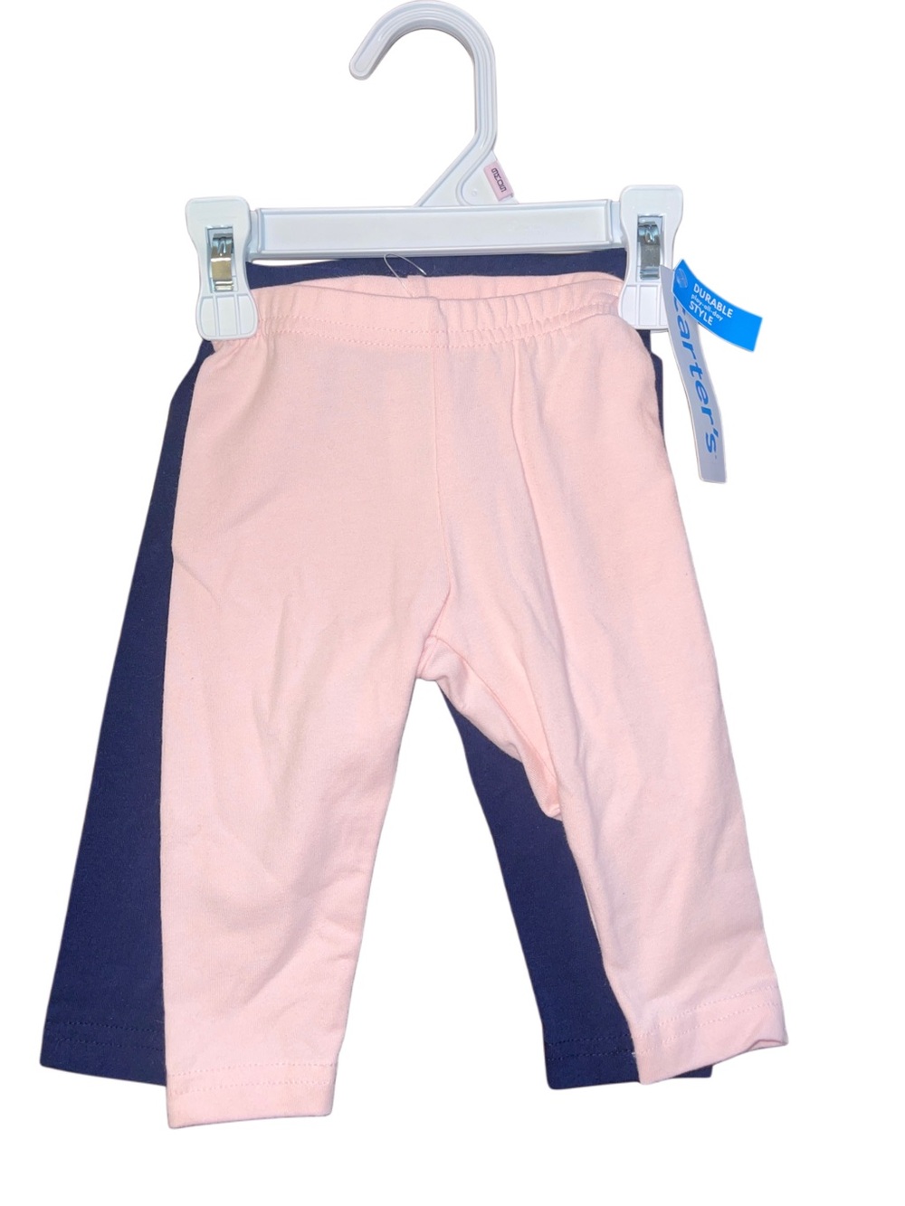 Carter's Pink and Navy Girls' Leggings 2-Pack